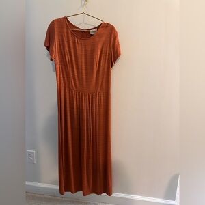 Loup Rust Midi Dress sz M